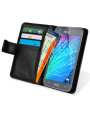 Olixar Samsung Galaxy J1 2015 Genuine Leather Wallet Case - Black Olixar Samsung Galaxy J1 2015 Genuine Leather Wallet Case - Black