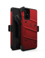 Zizo Bolt Samsung Galaxy S20 Plus Tough Case - Red
