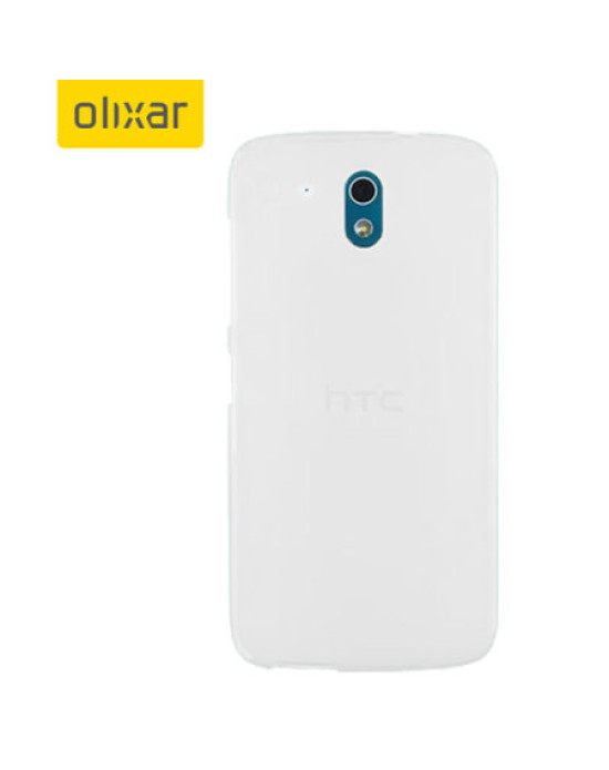 Olixar FlexiShield HTC Desire 526 Gel Case - Frost White