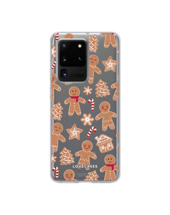 LoveCases Samsung Galaxy S20 Ultra Gel Case - Christmas Gingerbread