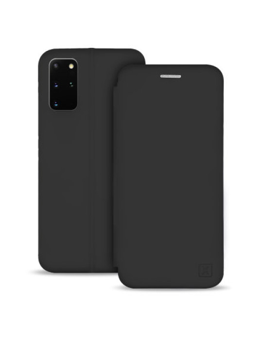 Olixar Soft Silicone Samsung Galaxy S20 Plus Wallet Case - Black
