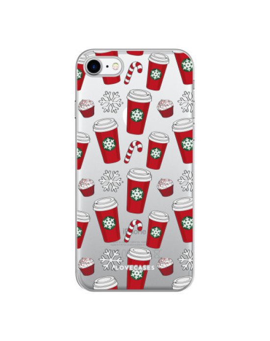 LoveCases iPhone 7 Gel Case - Christmas Red Cups