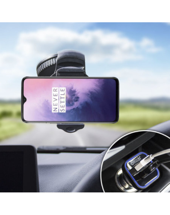 Olixar DriveTime OnePlus 7 Car Holder & Charger Pack