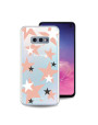 LoveCases Samsung S10e Clear Pink Star Phone Case