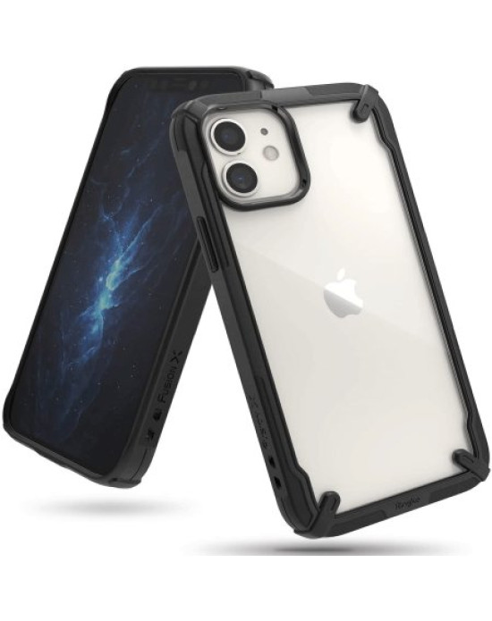 Ringke Fusion X iPhone 12 Case - Black