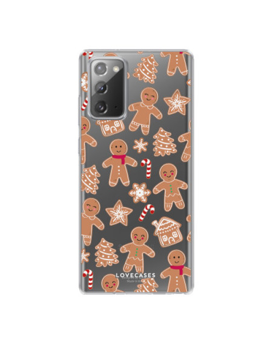 LoveCases Samsung Galaxy Note 20 Gel Case - Christmas Gingerbread