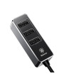 Baseus Enjoy Together Quad USB 5.5A Port Car Extension Charger- Black
