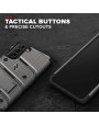 Zizo Bolt Samsung Galaxy S21 Tough Case & Screen Protector - Grey