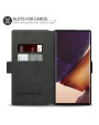 Olixar Genuine Leather Samsung Galaxy Note 20 Ultra Wallet Case Black