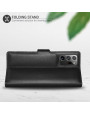 Olixar Genuine Leather Samsung Galaxy Note 20 Ultra Wallet Case Black