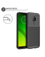Olixar Carbon Fibre Moto G7 Power Case - Black