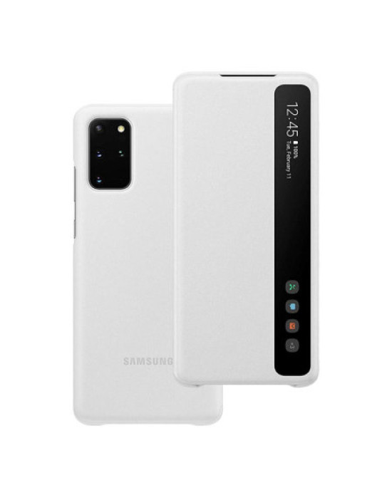 Official Samsung Galaxy S20 Plus Clear View Cover Case - White