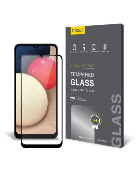 Olixar Samsung Galaxy A02s Tempered Glass Screen Protector