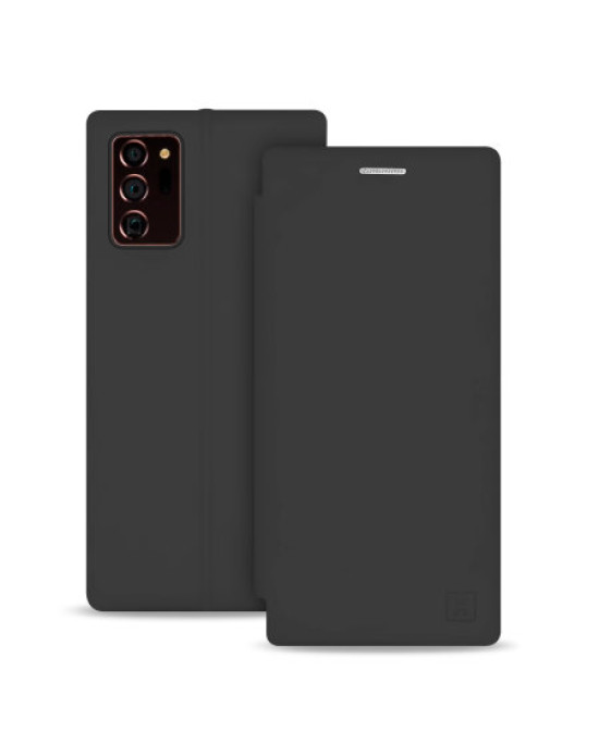 Olixar Soft Silicone Samsung Galaxy Note 20 Ultra Wallet Case - Black