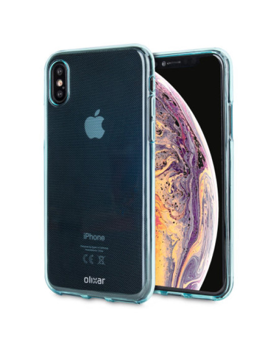 Olixar FlexiShield Apple iPhone XS Max Gel Case - Blue