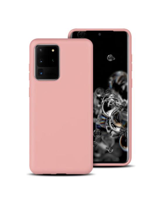 Olixar Samsung Galaxy S20 Ultra Soft Silicone Case - Pastel Pink