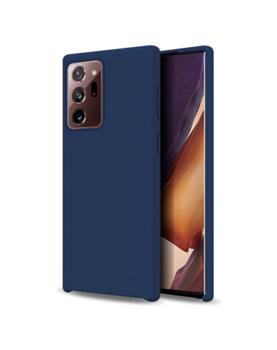 Olixar Samsung Galaxy Note 20 Ultra Soft Silicone Case - Midnight Blue