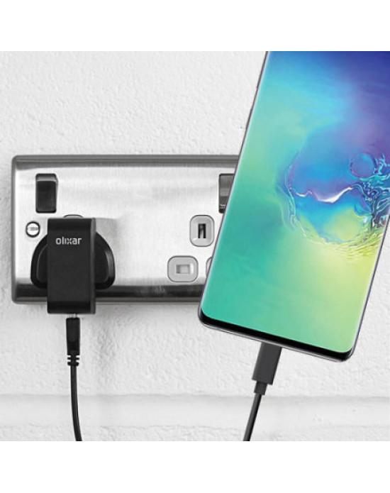 High Power Samsung Galaxy S10 Plus Wall Charger & 1m USB-C Cable