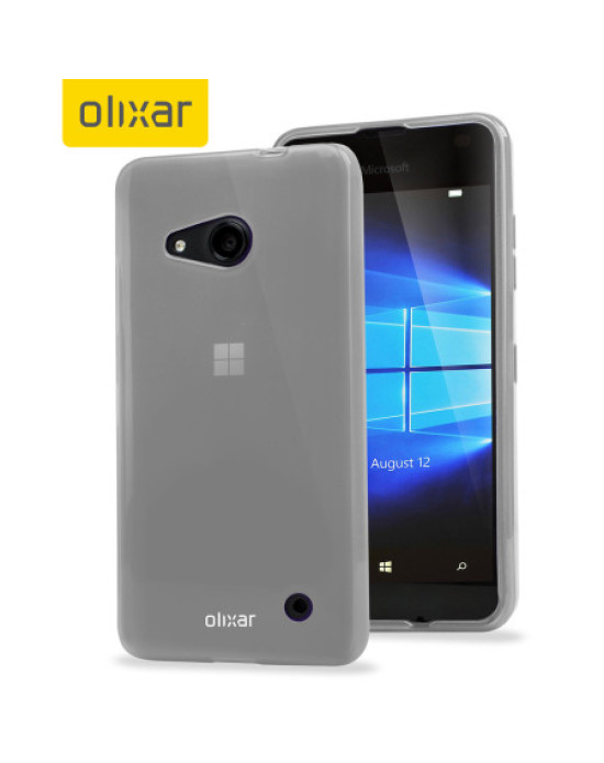 Olixar FlexiShield Microsoft Lumia 550 Gel Case - Frost White