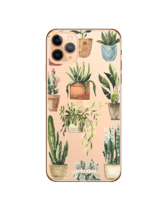 LoveCases iPhone 11 Pro Max Plant Phone Case - Clear Multi