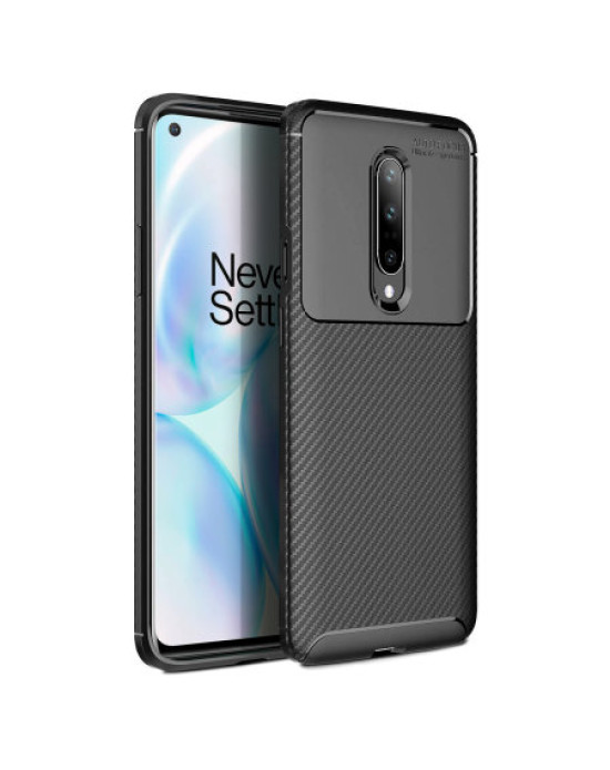 Olixar Carbon Fibre OnePlus 8 Case - Black Olixar Carbon Fibre OnePlus 8 Case - Black
