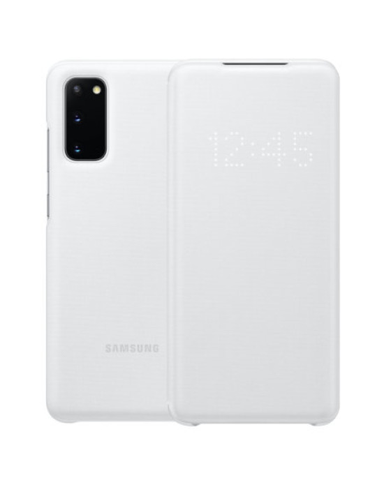 Official Samsung Galaxy S20 LED View Cover Case - White