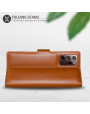 Olixar Genuine Leather Samsung Galaxy Note 20 Ultra Wallet Case Brown