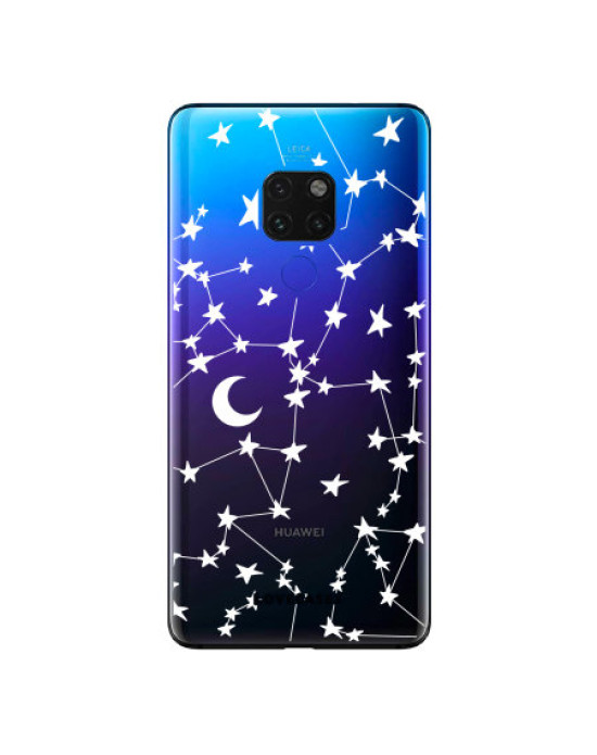 LoveCases Huawei Mate 20 Clear Starry Design Phone Case
