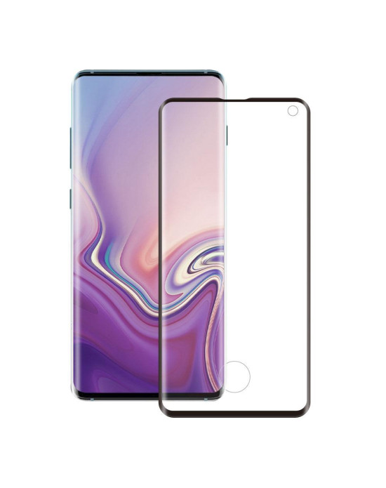 Eiger 3D GLASS Full Screen Glass Screen Protector for Samsung Galaxy S10 in Clea