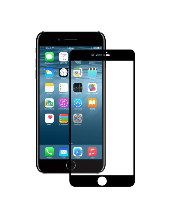 Eiger 3D GLASS Full Screen Tempered Glass Screen Protector for Apple iPhone 7 Pl