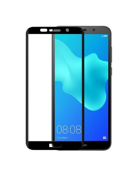 Eiger 3D GLASS Full Screen Tempered Glass Screen Protector for Huawei Y5 (2018) 