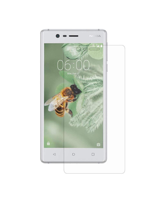 Eiger 3D GLASS Full Screen Tempered Glass Screen Protector for Nokia 3 in Clear