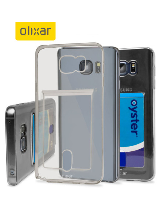 Olixar FlexiShield Slot Samsung Galaxy Note 5 Gel Case - Grey Tint Olixar FlexiShield Slot Samsung Galaxy Note 5 Gel Case - Grey Tint