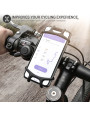 Olixar Universal Silicone Bike Mount For Smartphones Up to 7" - Black