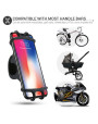 Olixar Universal Silicone Bike Mount For Smartphones Up to 7" - Black