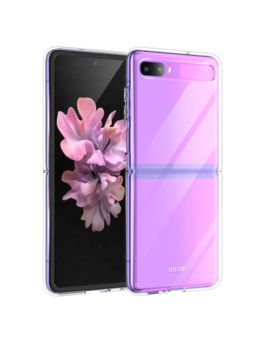Olixar Samsung Galaxy Z Flip 5G Clear Protection Case - 100% Clear Olixar Samsung Galaxy Z Flip 5G Clear Protection Case - 100% Clear