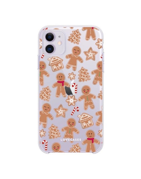 LoveCases iPhone 11 Gel Case - Christmas Gingerbread