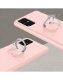 Zizo Revolve Series Galaxy S20 Plus Ultra Thin Ring Case - Rose Quartz