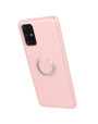 Zizo Revolve Series Galaxy S20 Plus Ultra Thin Ring Case - Rose Quartz
