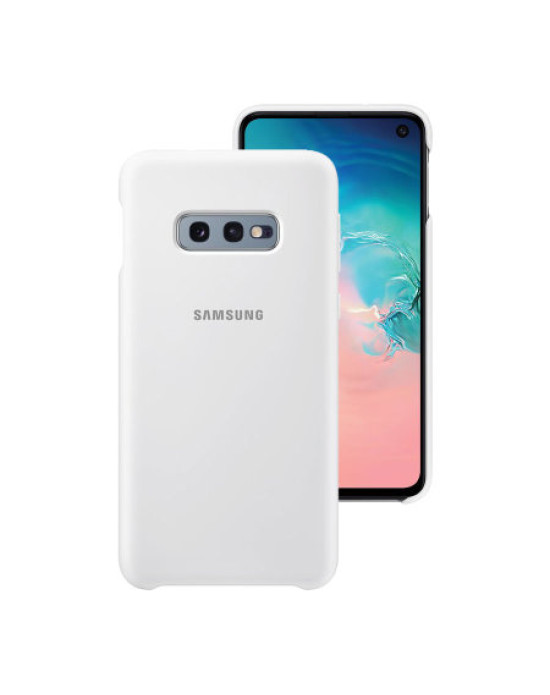 Official Samsung Galaxy S10e Silicone Cover Case - White