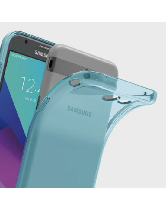 Olixar FlexiShield Samsung Galaxy J3 2017 Gel Case - Blue - US Version