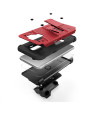 Zizo Bolt Samsung Galaxy J2 Tough Case & Screen Protector - Red