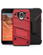 Zizo Bolt Samsung Galaxy J2 Tough Case & Screen Protector - Red