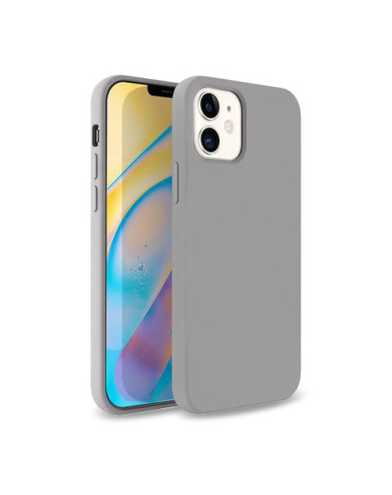 Olixar Soft Silicone iPhone 12 mini Case - Grey