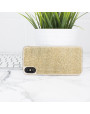 LoveCases iPhone XS Gel Case - Gold Luxury Crystal