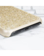LoveCases iPhone XS Gel Case - Gold Luxury Crystal