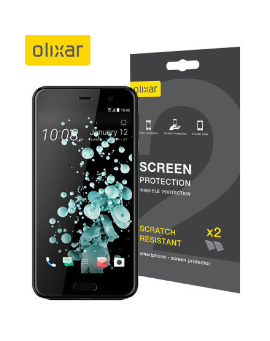 Olixar HTC U Play Screen Protector 2-in-1 Pack