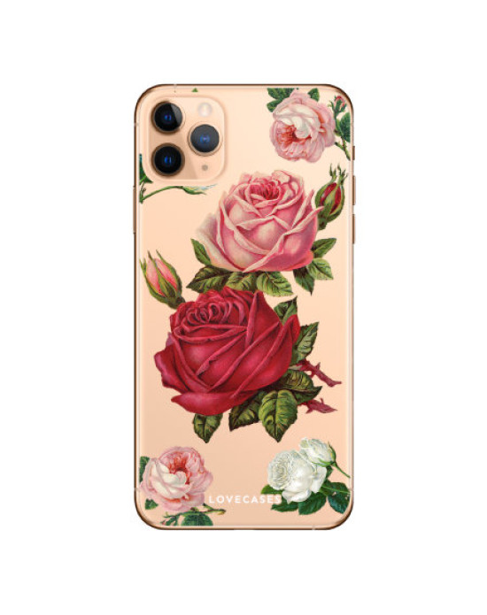 LoveCases Roses iPhone 11 Pro Max Clear Phone Case