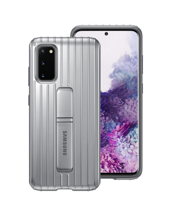 Official Samsung Galaxy S20 Protective Standing Case - Silver