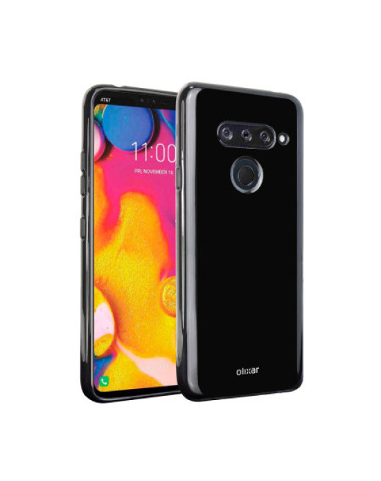 Olixar FlexiShield LG V40 ThinQ Gel Case - Black
